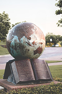 The Great Commission Globe Sculpture