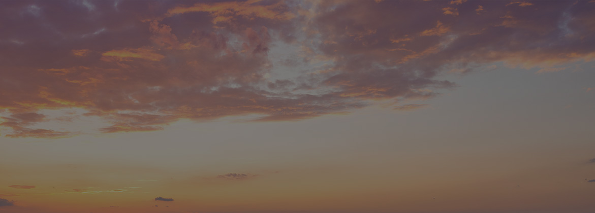 sunset with clouds