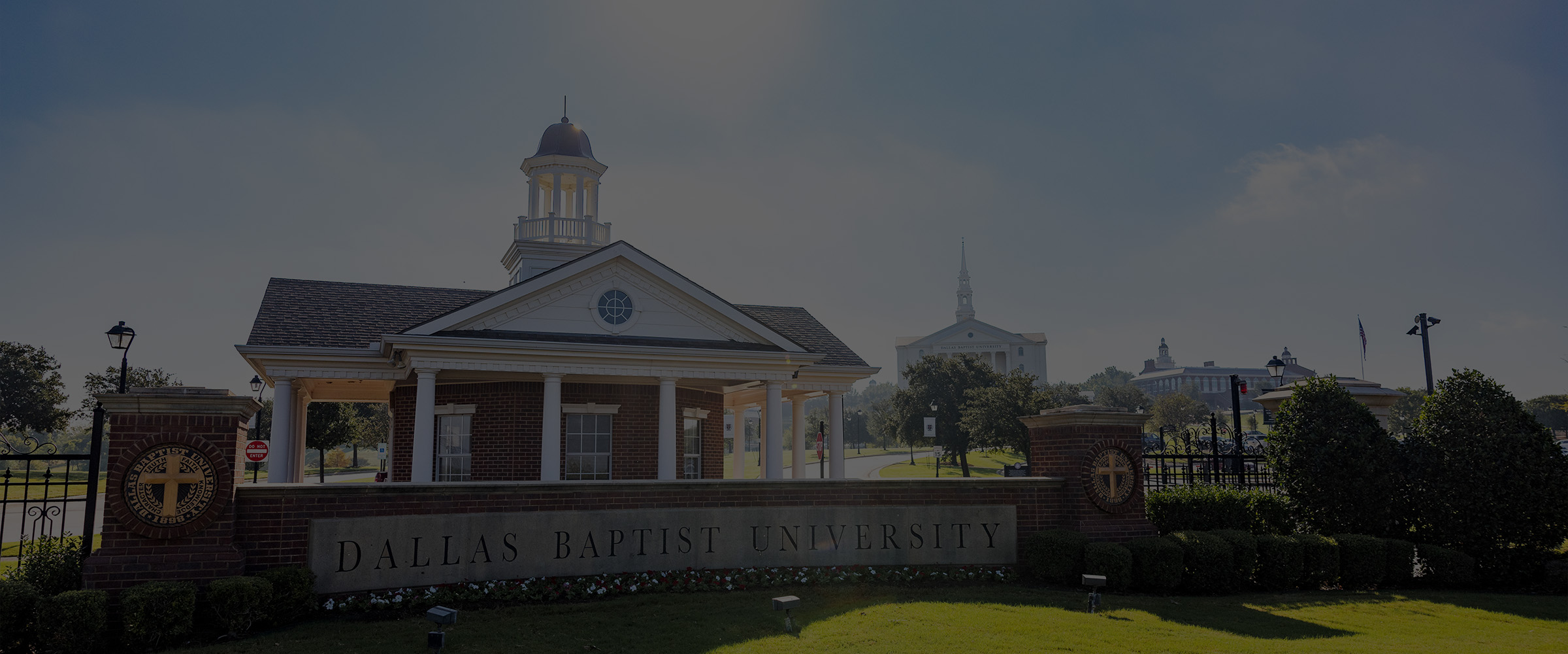 DBU entrance building and Pilgrim Chapel