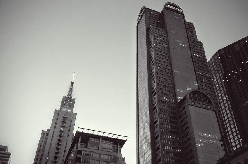 Dallas buildings in Downtown Dallas