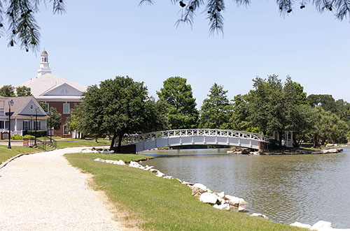 picture of a dbu bridge